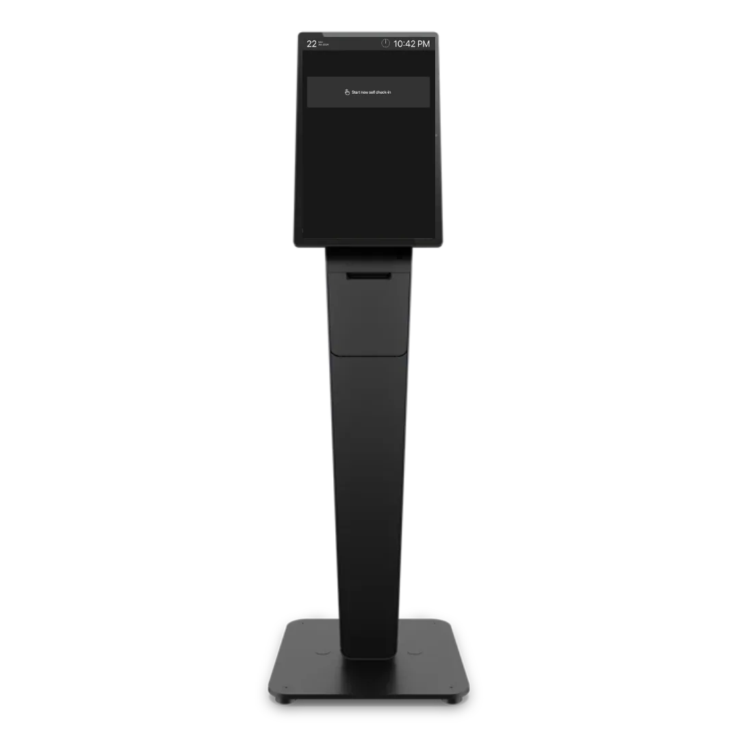 Check-in-kiosk i barbershoppen
