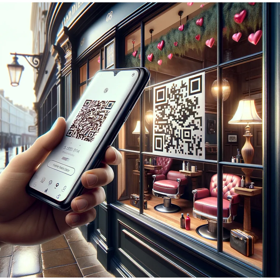 QR-kodeplakat til booking